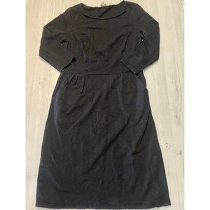 Boden womens‎ black cotton dress 8R